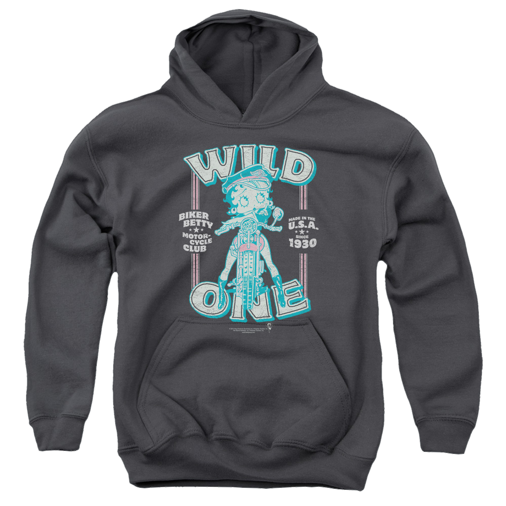 Betty Boop Wild One - Youth Hoodie T-Shirts, Sweatshirt | ZylaModa.com