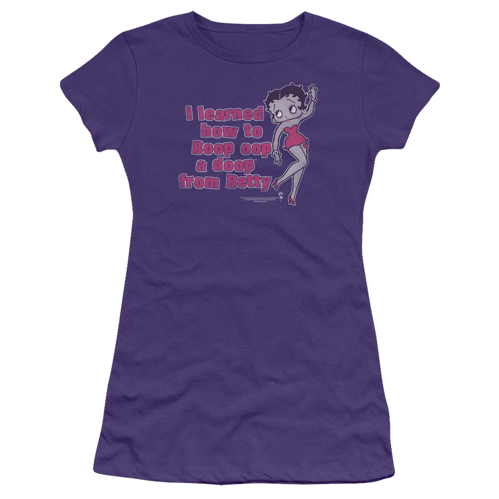 Betty Boop Learned From Betty - Juniors T-Shirt Hoodie, Sweatshirt | ZylaModa.com