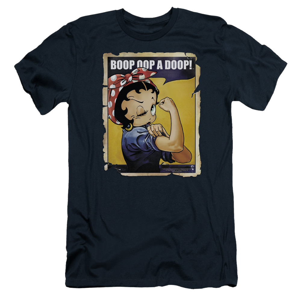 Betty Boop Power - Men's Slim Fit T-Shirt Hoodie, Sweatshirt | ZylaModa.com