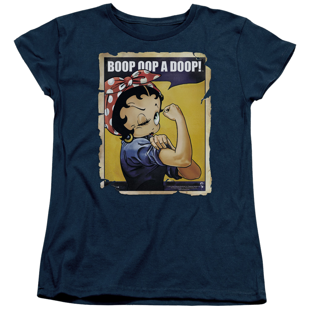 Betty Boop Power - Women's T-Shirt Hoodie, Sweatshirt | ZylaModa.com