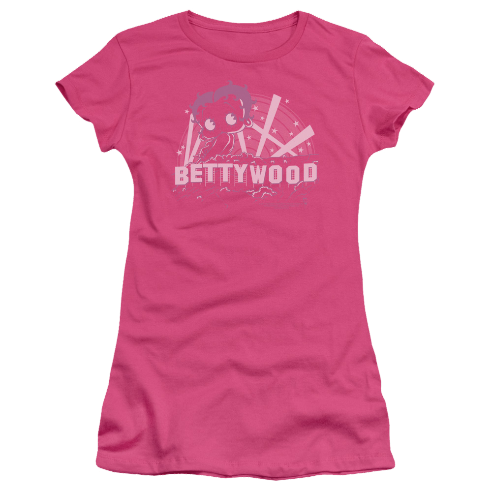 Betty Boop Bettywood - Juniors T-Shirt Hoodie, Sweatshirt | ZylaModa.com