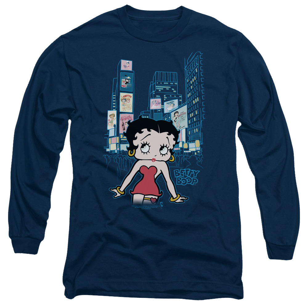 Betty Boop Square - Men's Long Sleeve T-Shirt Hoodie, Sweatshirt | ZylaModa.com