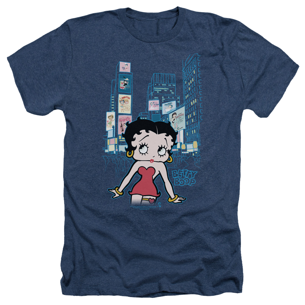 Betty Boop Square - Men's Heather T-Shirt Hoodie, Sweatshirt | ZylaModa.com