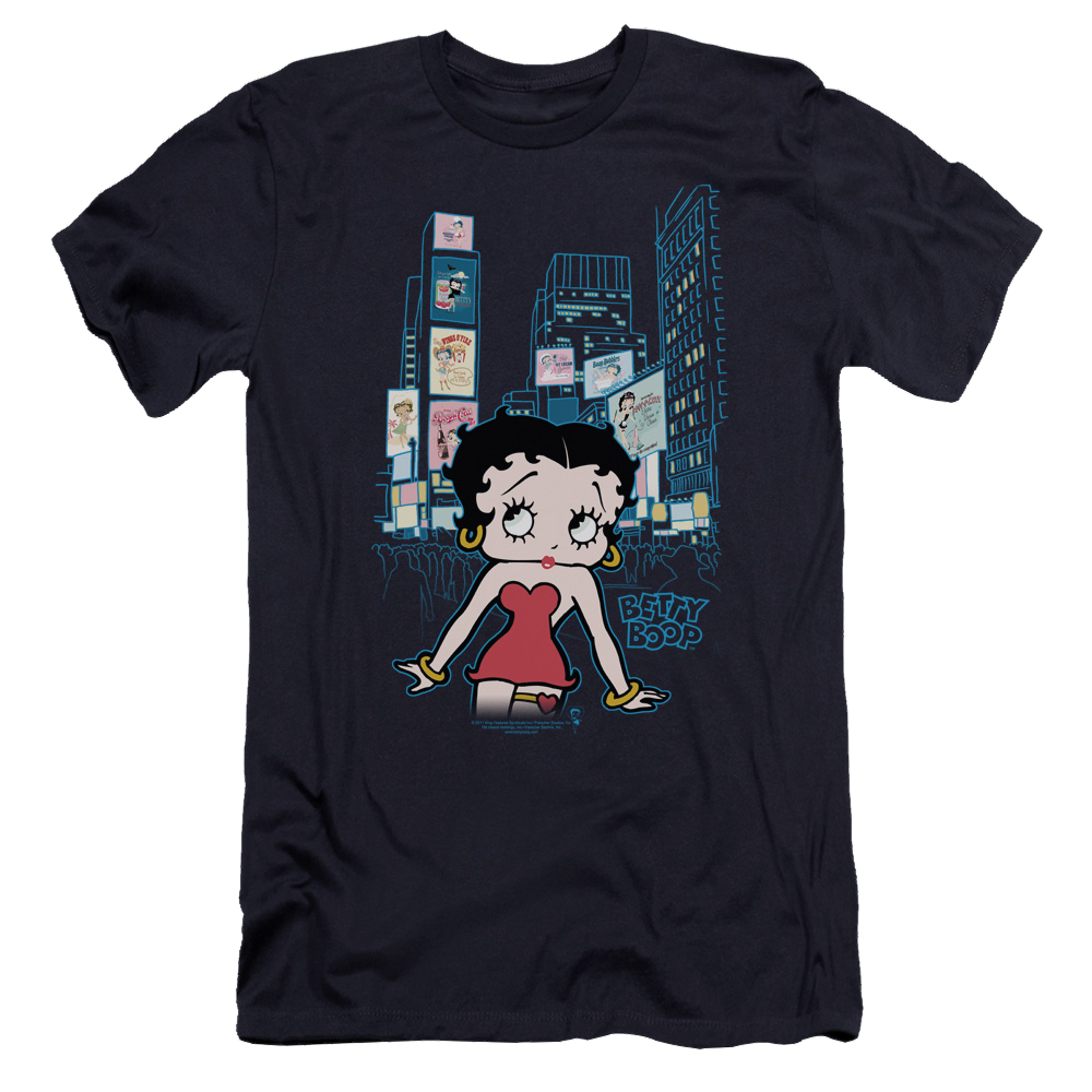 Betty Boop Square - Men's Premium Slim Fit T-Shirt Hoodie, Sweatshirt | ZylaModa.com