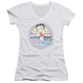 Betty Boop Miami Beach - Juniors V-Neck T-Shirt Hoodie, Sweatshirt | ZylaModa.com