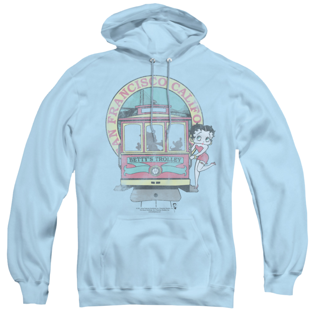 Betty Boop Bettys Trolley - Pullover Hoodie T-Shirts, Sweatshirt | ZylaModa.com