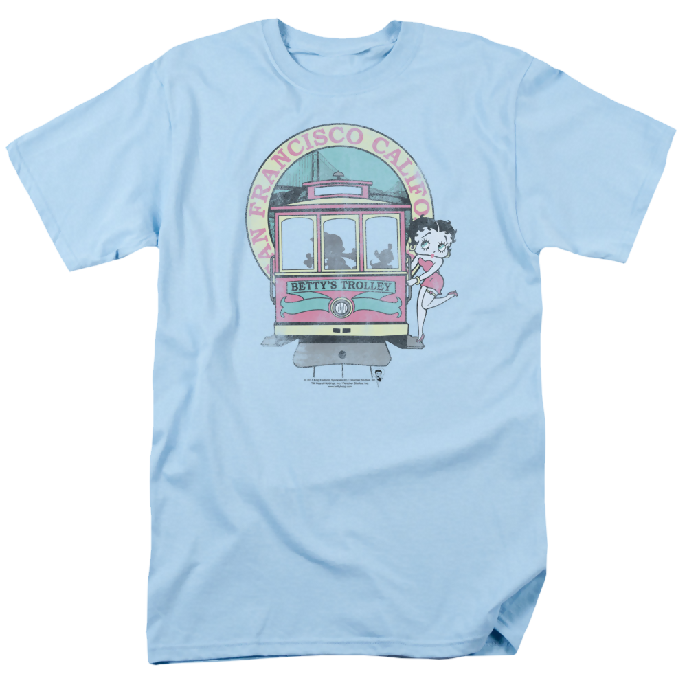 Betty Boop Bettys Trolley - Men's Regular Fit T-Shirt Hoodie, Sweatshirt | ZylaModa.com