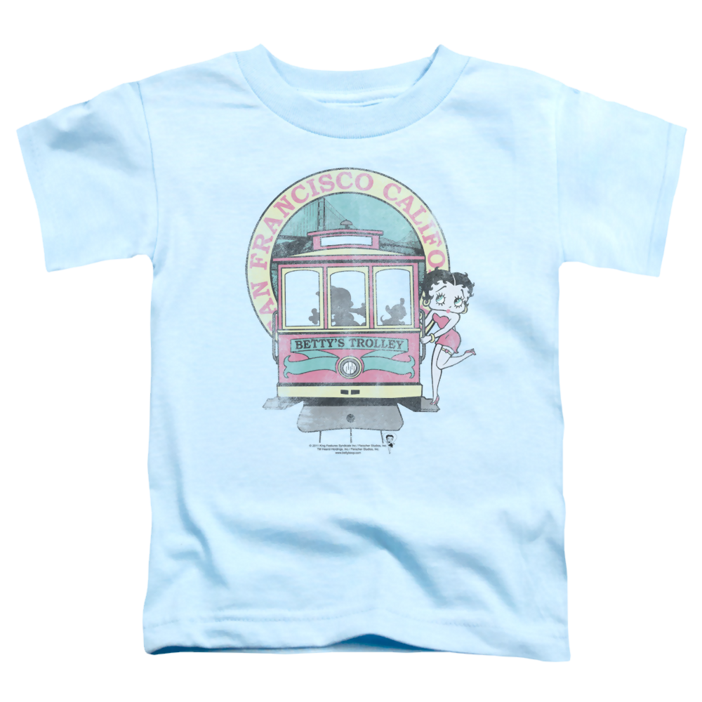 Betty Boop Bettys Trolley - Kid's T-Shirt Hoodie, Sweatshirt | ZylaModa.com