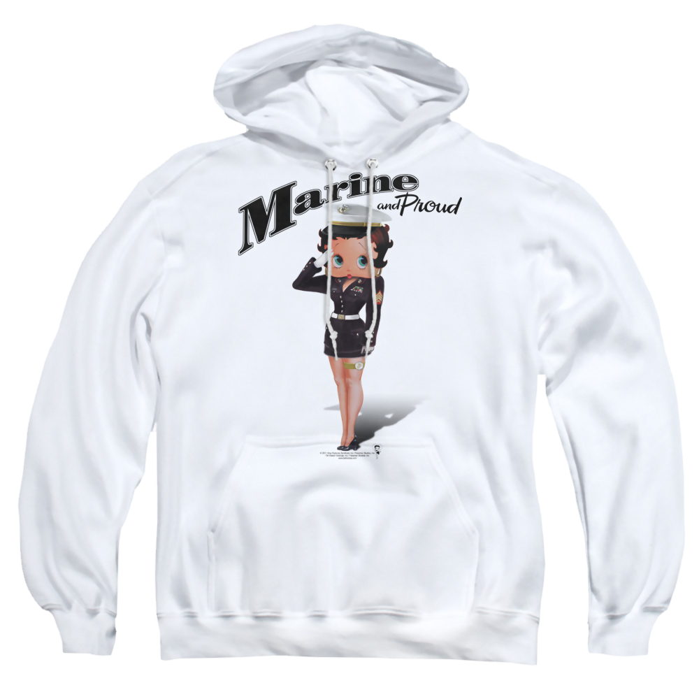 Betty Boop Marine Boop - Pullover Hoodie T-Shirts, Sweatshirt | ZylaModa.com
