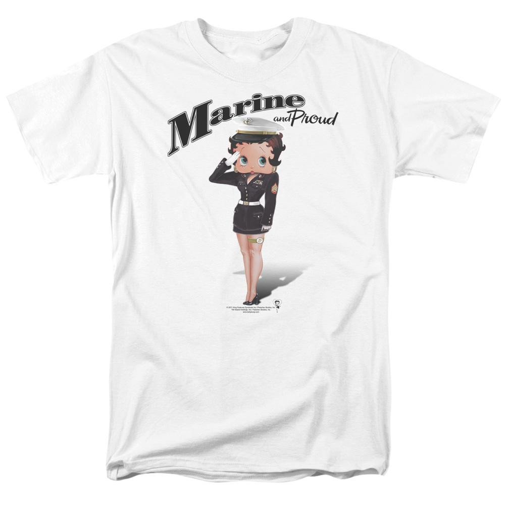 Betty Boop Marine Boop - Men's Regular Fit T-Shirt Hoodie, Sweatshirt | ZylaModa.com