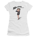 Betty Boop Marine Boop - Juniors T-Shirt Hoodie, Sweatshirt | ZylaModa.com