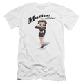 Betty Boop Marine Boop - Men's Premium Slim Fit T-Shirt Hoodie, Sweatshirt | ZylaModa.com