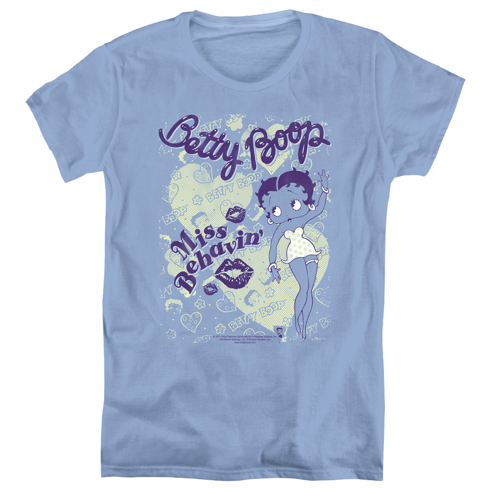 Betty Boop Miss Behavin - Women's T-Shirt Hoodie, Sweatshirt | ZylaModa.com