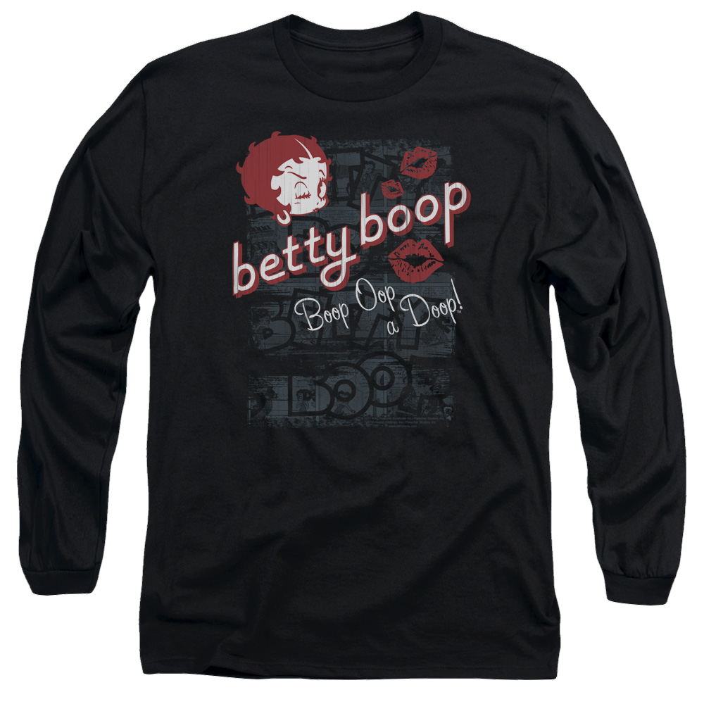 Betty Boop Boop Oop - Men's Long Sleeve T-Shirt Hoodie, Sweatshirt | ZylaModa.com