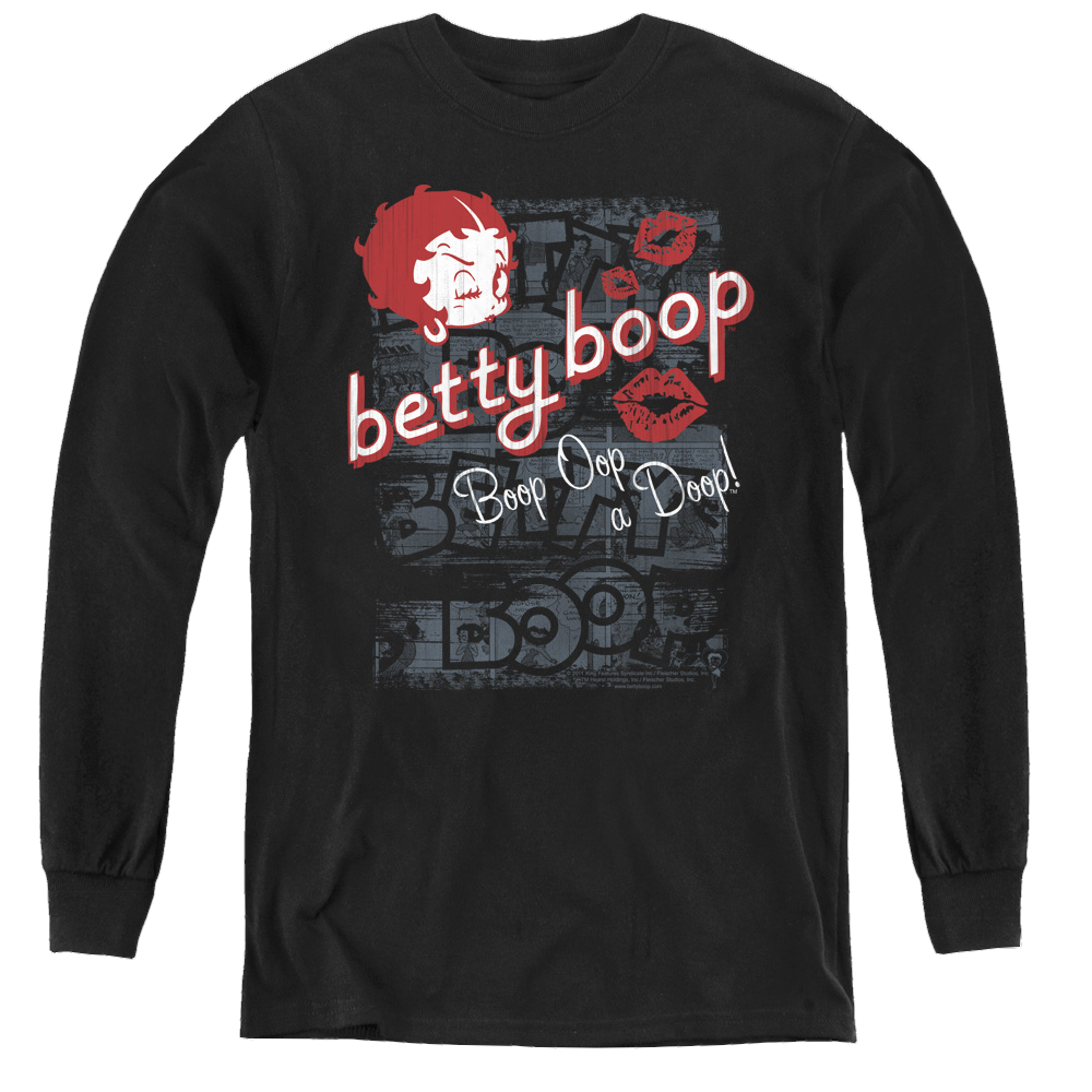 Betty Boop Boop Oop - Youth Long Sleeve T-Shirt Hoodie, Sweatshirt | ZylaModa.com