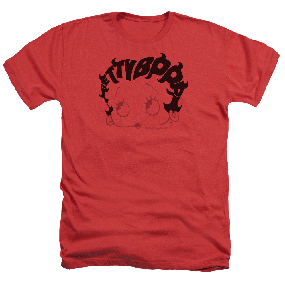 Betty Boop Word Hair - Men's Heather T-Shirt Hoodie, Sweatshirt | ZylaModa.com