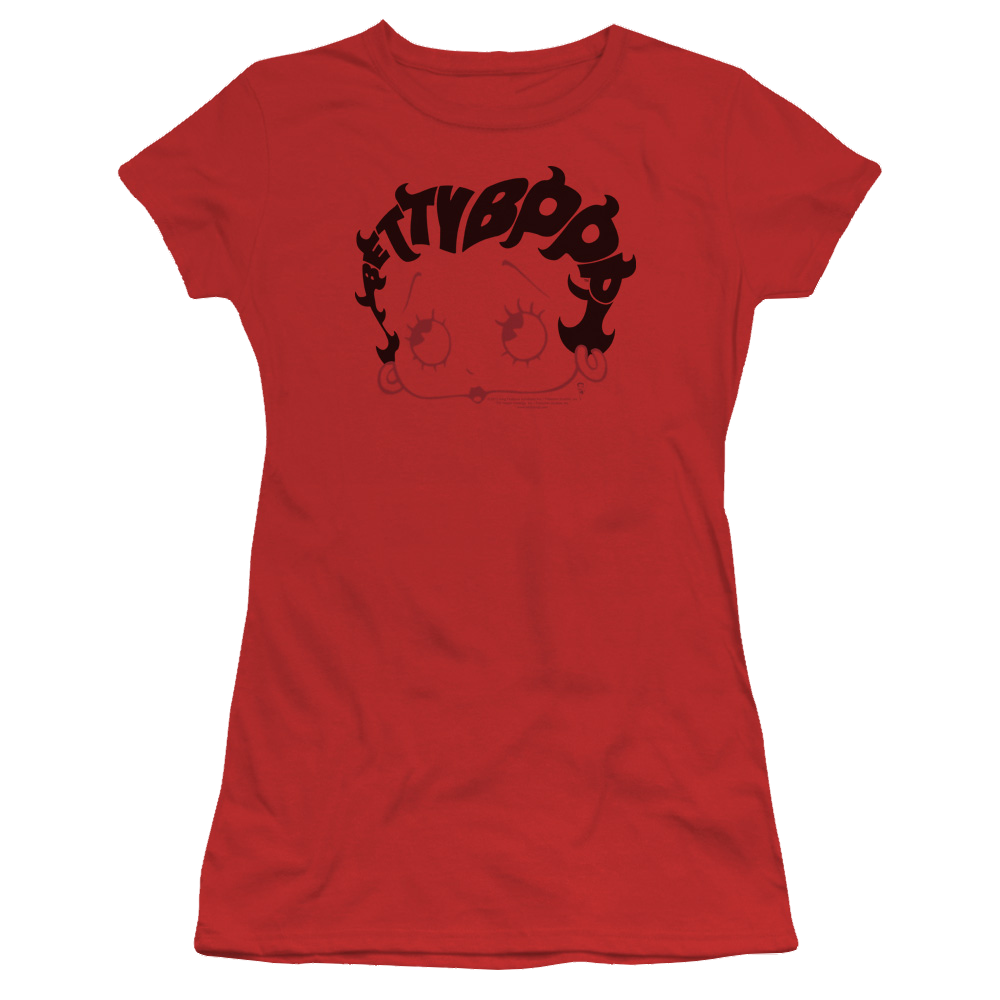 Betty Boop Word Hair - Juniors T-Shirt Hoodie, Sweatshirt | ZylaModa.com