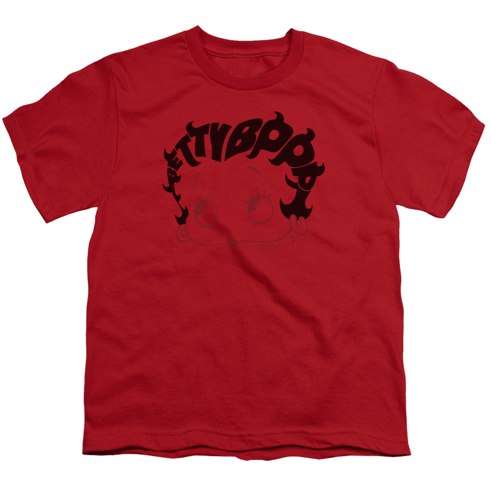 Betty Boop Word Hair - Youth T-Shirt Hoodie, Sweatshirt | ZylaModa.com