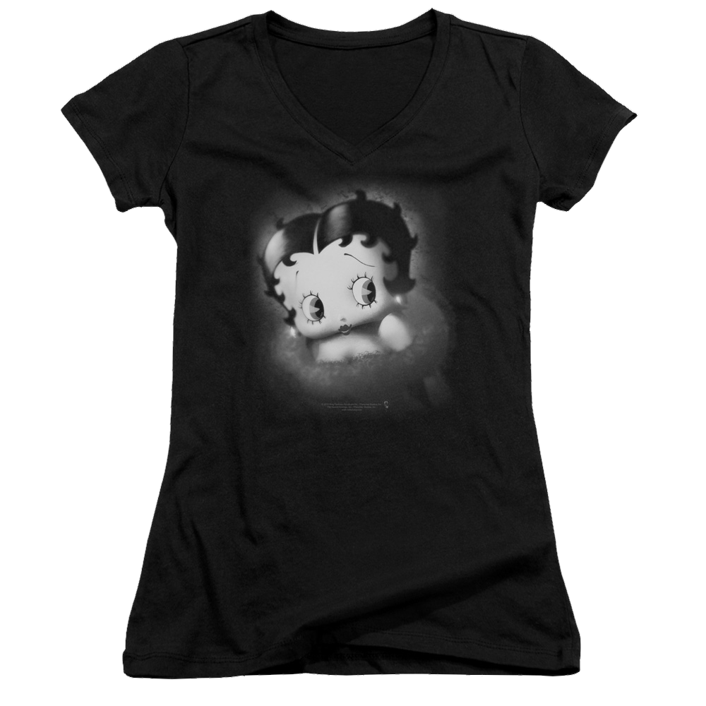 Betty Boop Vintage Star - Juniors V-Neck T-Shirt Hoodie, Sweatshirt | ZylaModa.com