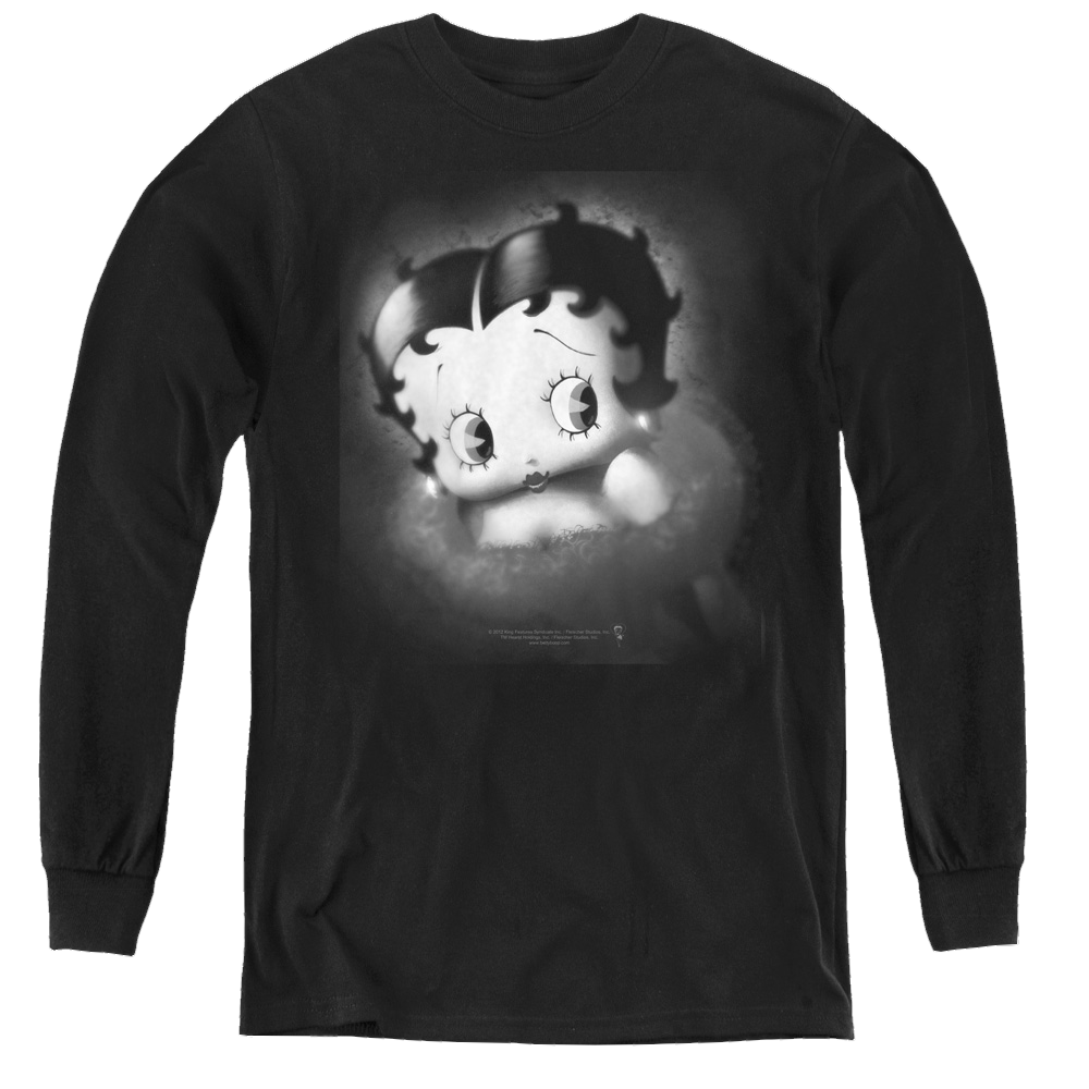 Betty Boop Vintage Star - Youth Long Sleeve T-Shirt Hoodie, Sweatshirt | ZylaModa.com