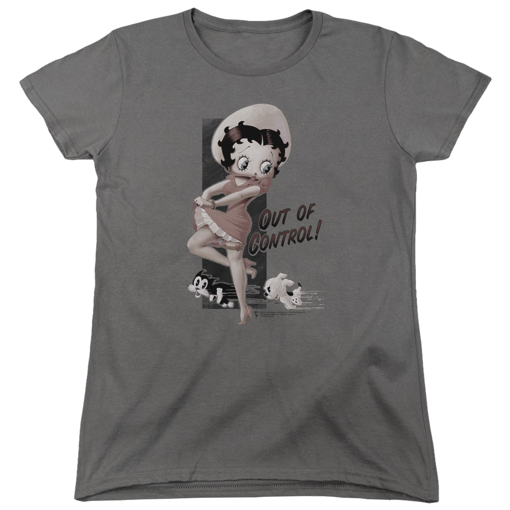 Betty Boop Out Of Control - Women's T-Shirt Hoodie, Sweatshirt | ZylaModa.com