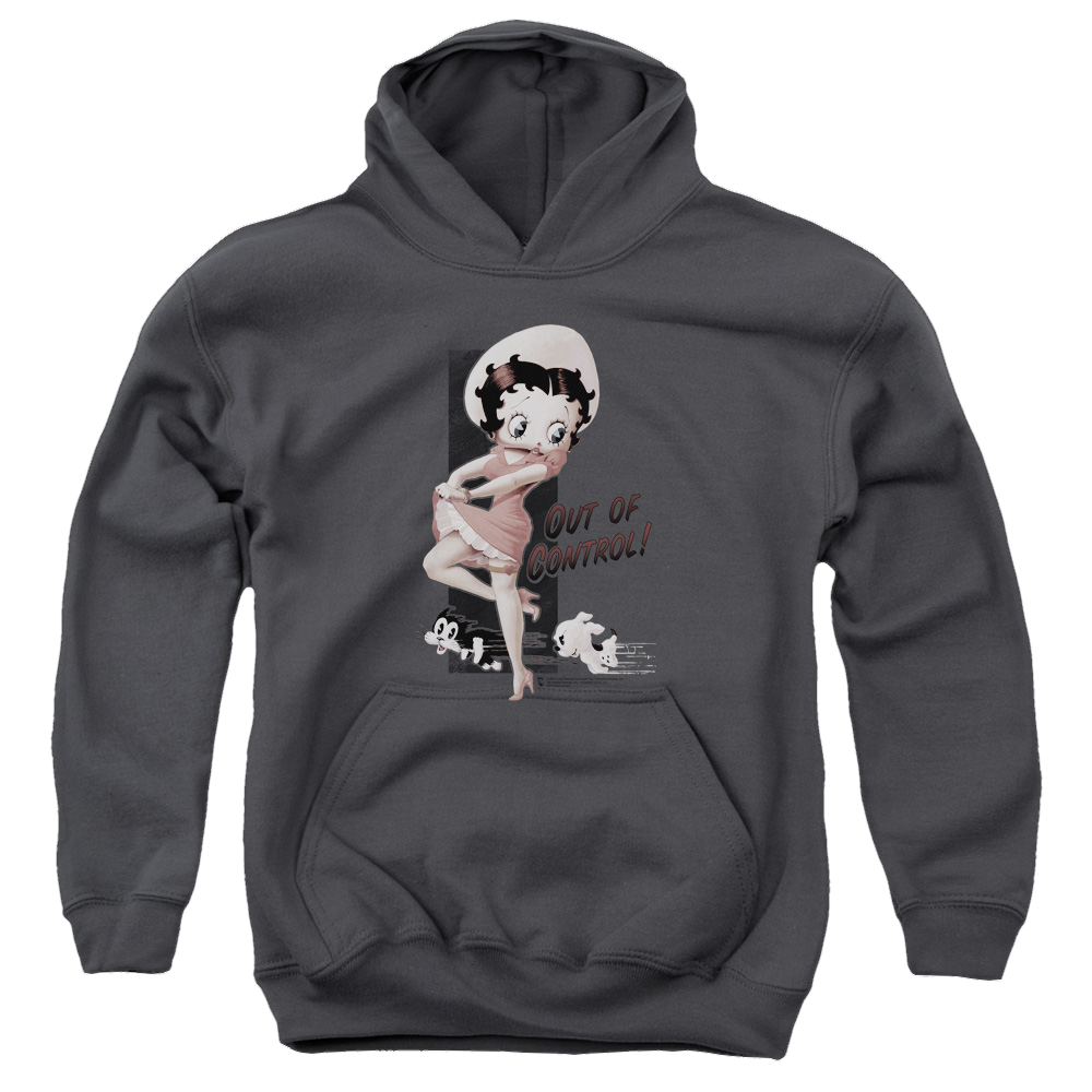 Betty Boop Out Of Control - Youth Hoodie T-Shirts, Sweatshirt | ZylaModa.com
