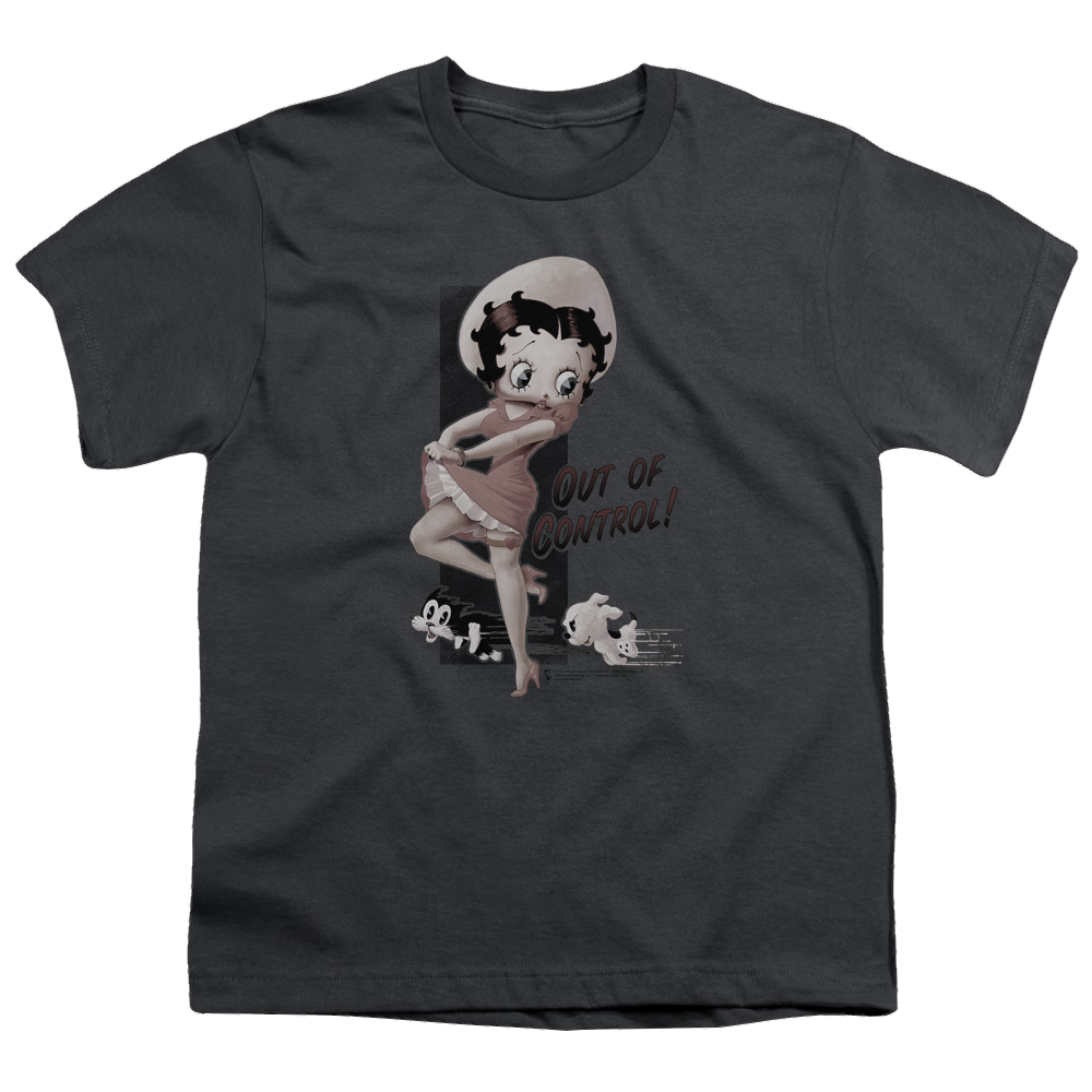 Betty Boop Out Of Control - Youth T-Shirt Hoodie, Sweatshirt | ZylaModa.com