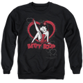 Betty Boop Scrolling Hearts - Men's Crewneck Sweatshirt T-Shirts, Hoodie | ZylaModa.com