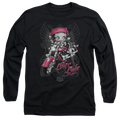 Betty Boop Biker Babe - Men's Long Sleeve T-Shirt Hoodie, Sweatshirt | ZylaModa.com