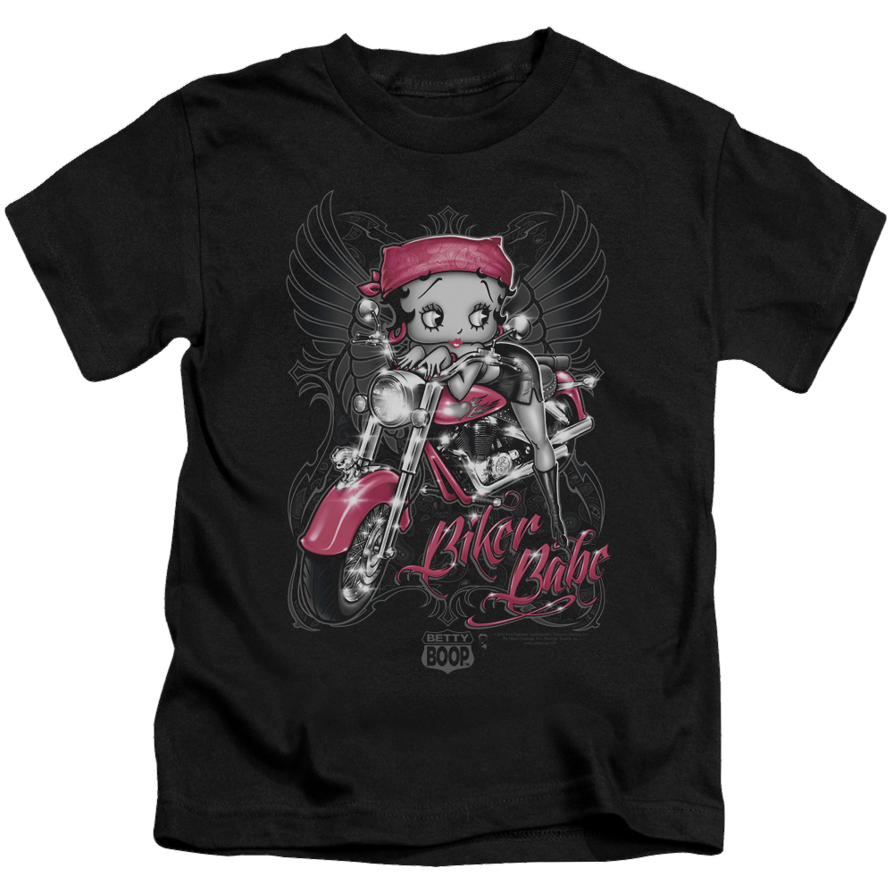 Betty Boop Biker Babe - Kid's T-Shirt Hoodie, Sweatshirt | ZylaModa.com