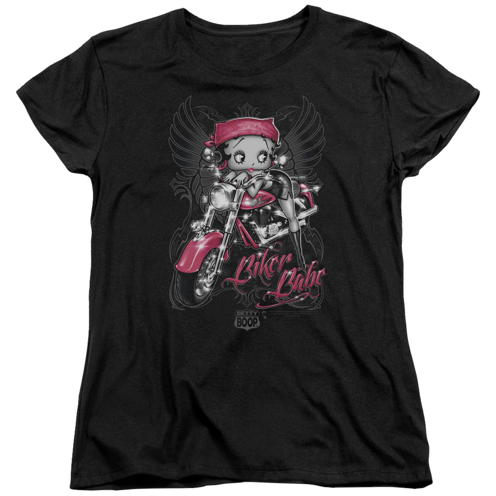Betty Boop Biker Babe - Women's T-Shirt Hoodie, Sweatshirt | ZylaModa.com