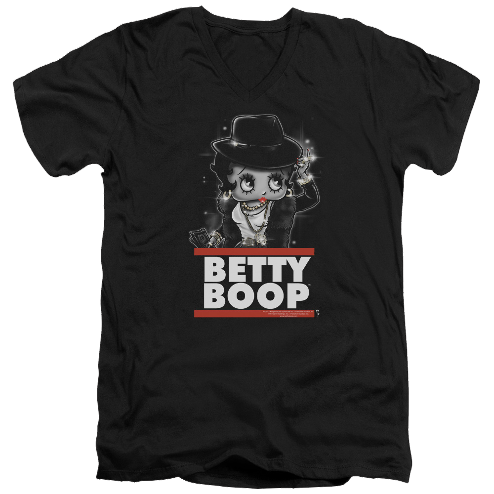 Betty Boop Bling Bling Boop - Men's V-Neck T-Shirt Hoodie, Sweatshirt | ZylaModa.com