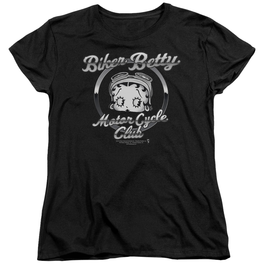 Betty Boop Chromed Logo - Women's T-Shirt Hoodie, Sweatshirt | ZylaModa.com