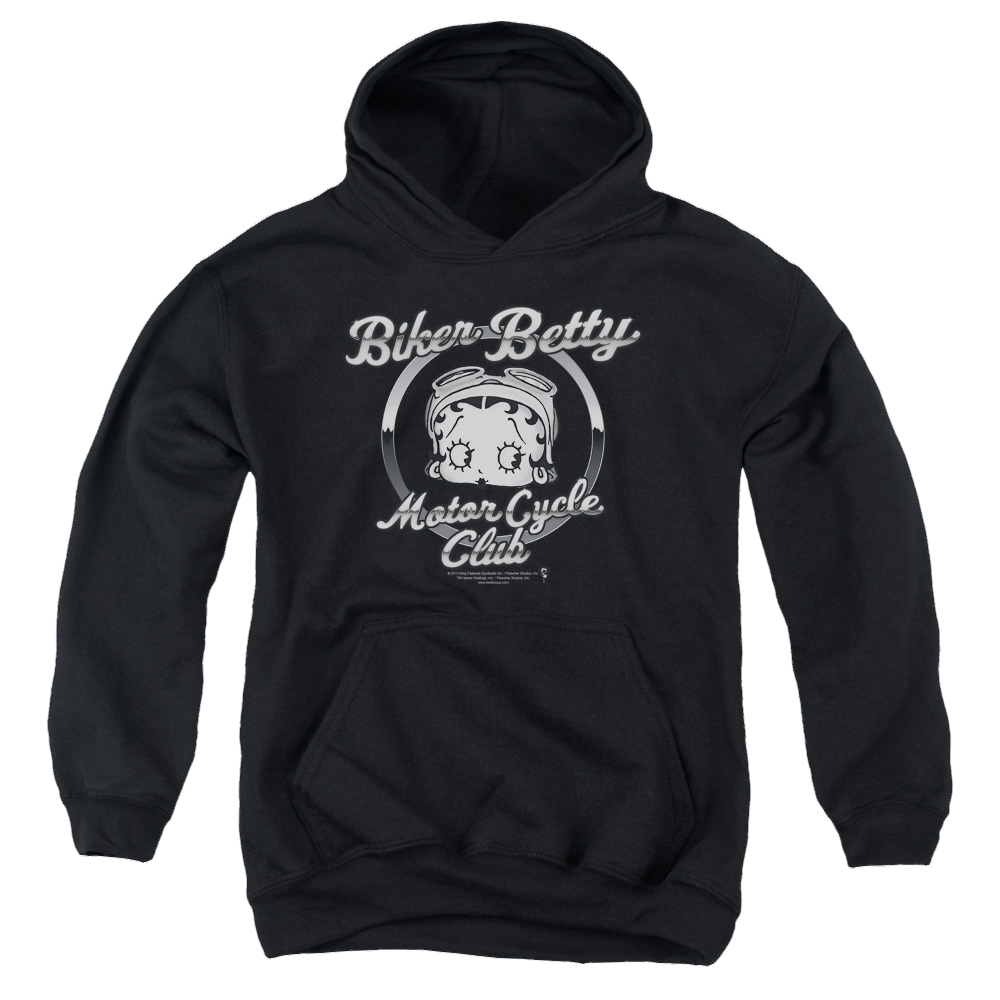 Betty Boop Chromed Logo - Youth Hoodie T-Shirts, Sweatshirt | ZylaModa.com