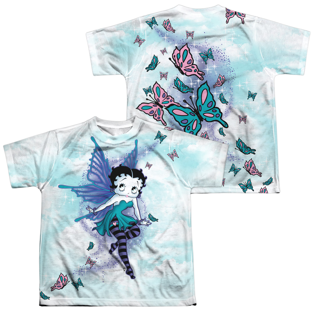 Betty Boop Sparkle Fairy - Youth All-Over Print T-Shirt Hoodie, Sweatshirt | ZylaModa.com