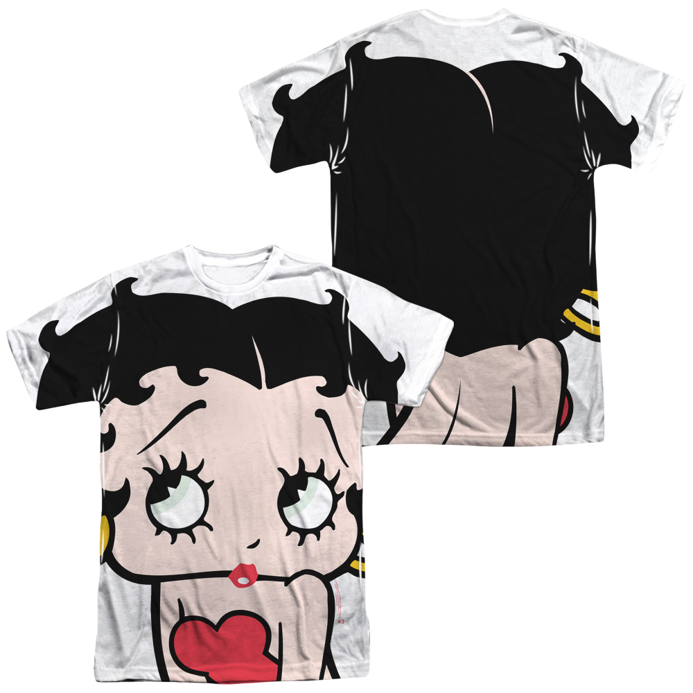 Betty Boop Big Boop Head (Front/Back Print) - Men's All-Over Print T-Shirt Hoodie, Sweatshirt | ZylaModa.com