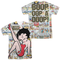 Betty Boop Vintage Strips Men's All Over Print T-Shirt Hoodie, Sweatshirt | ZylaModa.com