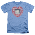 Betty Boop Fan Club Heart - Men's Heather T-Shirt Hoodie, Sweatshirt | ZylaModa.com