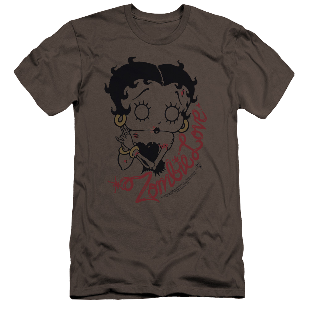 Betty Boop Classic Zombie - Men's Premium Slim Fit T-Shirt Hoodie, Sweatshirt | ZylaModa.com