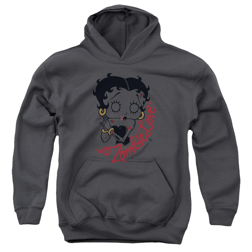 Betty Boop Classic Zombie - Youth Hoodie T-Shirts, Sweatshirt | ZylaModa.com