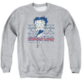 Betty Boop Zombie Pinup - Men's Crewneck Sweatshirt T-Shirts, Hoodie | ZylaModa.com