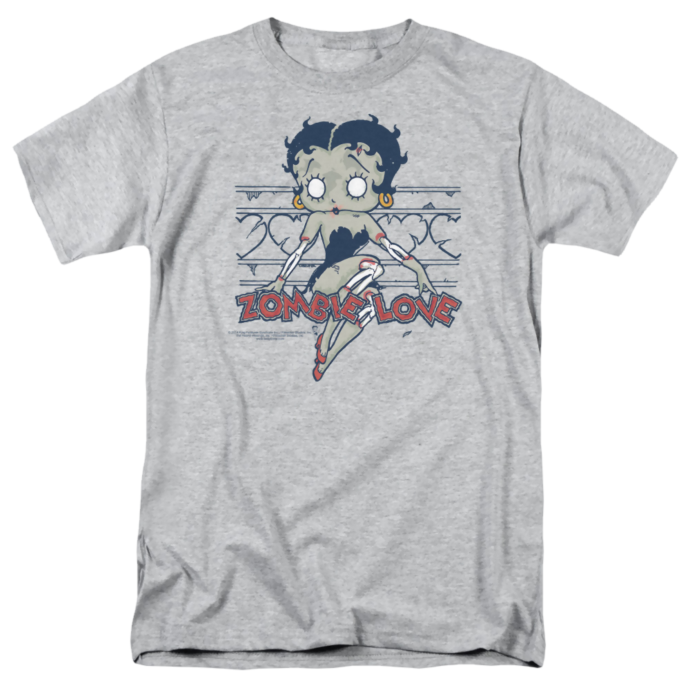Betty Boop Zombie Pinup - Men's Regular Fit T-Shirt Hoodie, Sweatshirt | ZylaModa.com