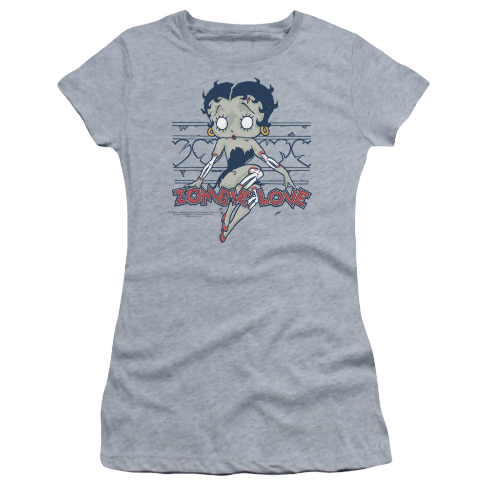 Betty Boop Zombie Pinup - Juniors T-Shirt Hoodie, Sweatshirt | ZylaModa.com
