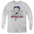 Betty Boop Zombie Pinup - Youth Long Sleeve T-Shirt Hoodie, Sweatshirt | ZylaModa.com