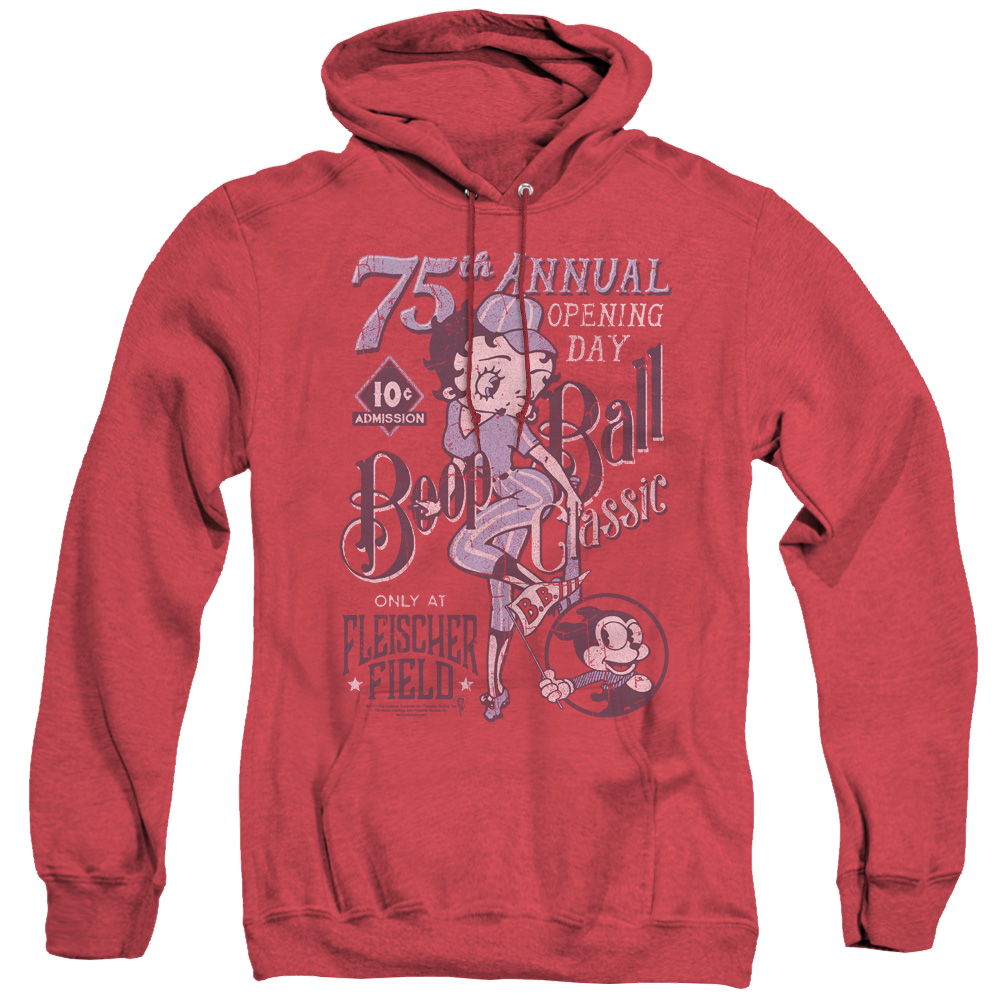 Betty Boop Boop Ball - Heather Pullover Hoodie T-Shirts, Sweatshirt | ZylaModa.com
