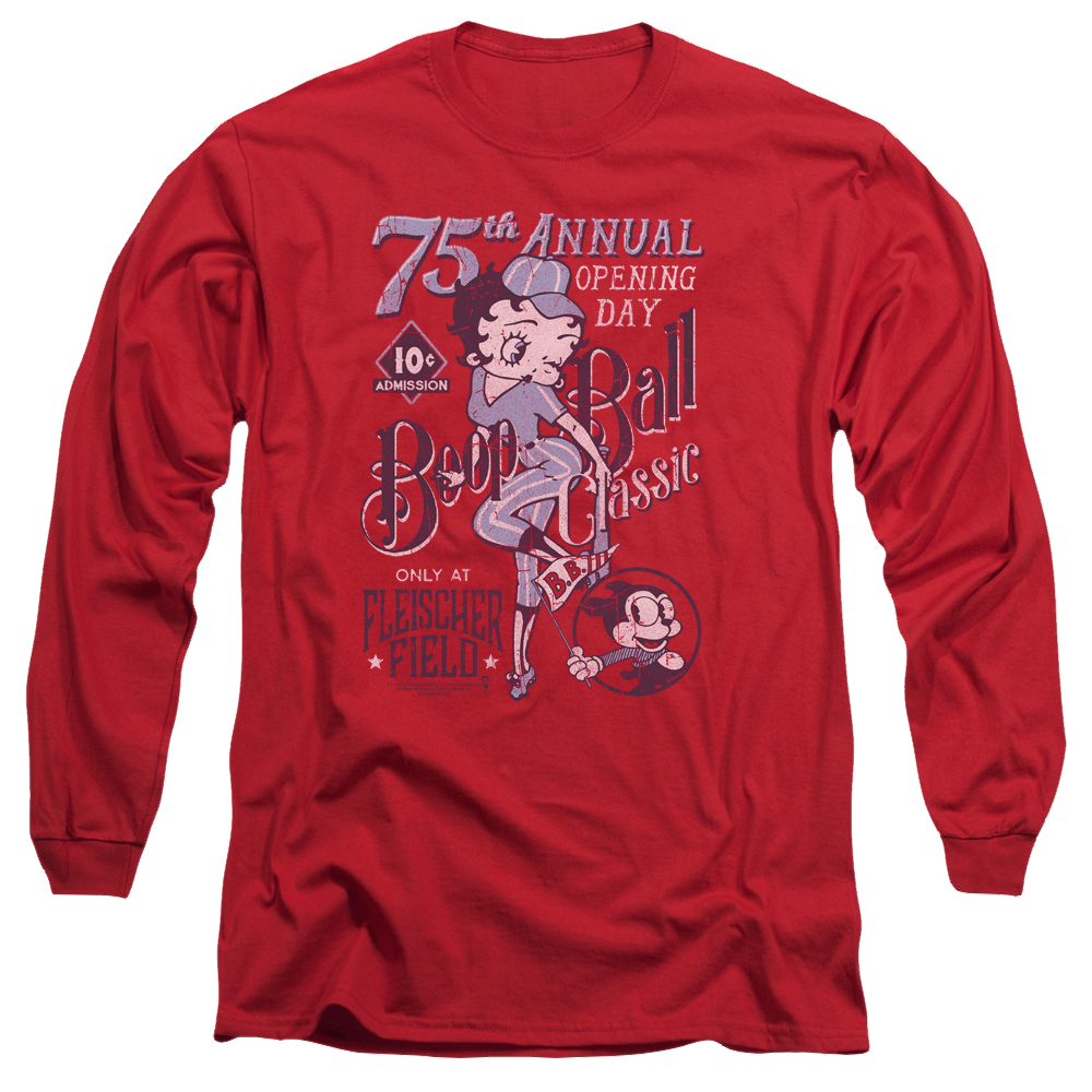 Betty Boop Boop Ball - Men's Long Sleeve T-Shirt Hoodie, Sweatshirt | ZylaModa.com