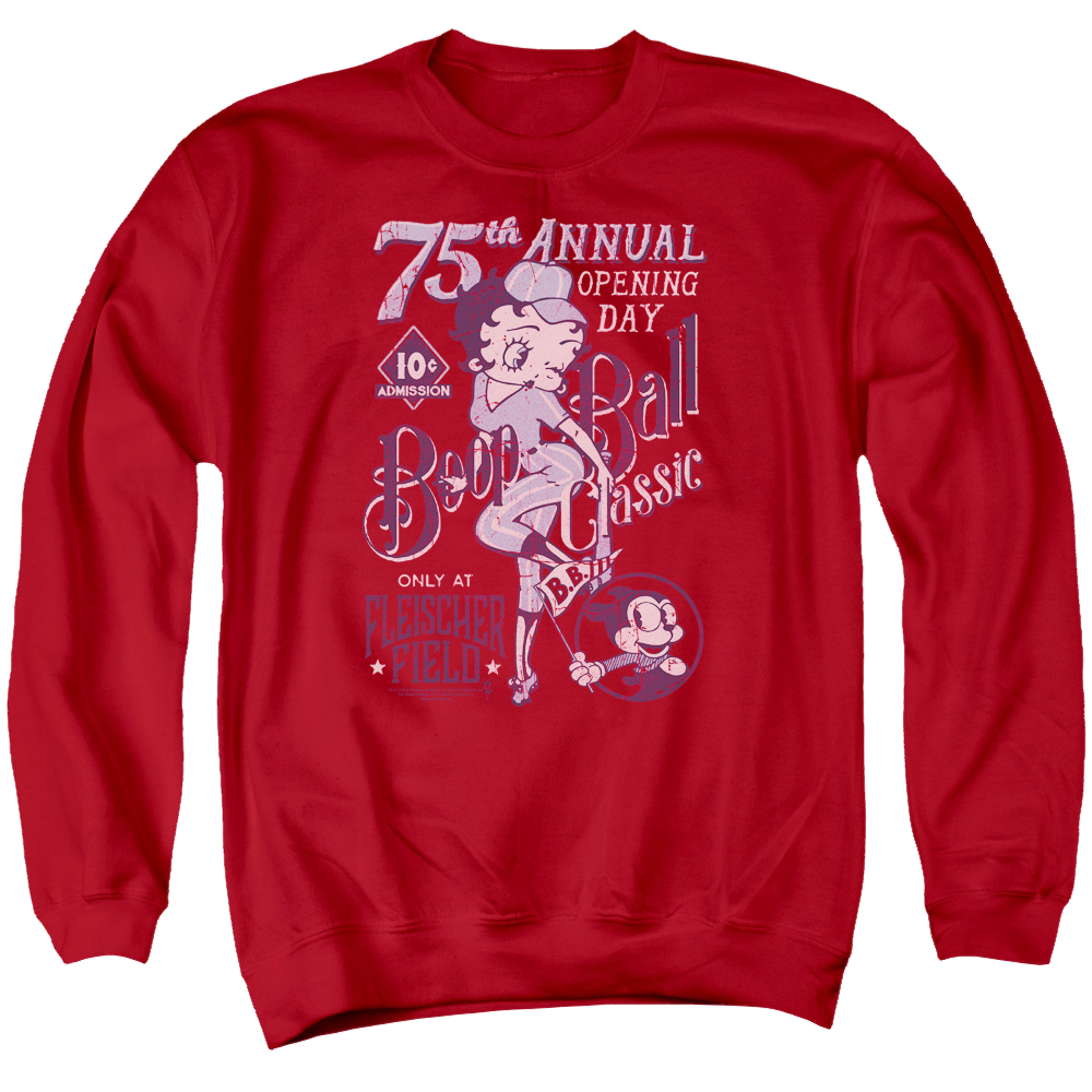 Betty Boop Boop Ball - Men's Crewneck Sweatshirt T-Shirts, Hoodie | ZylaModa.com