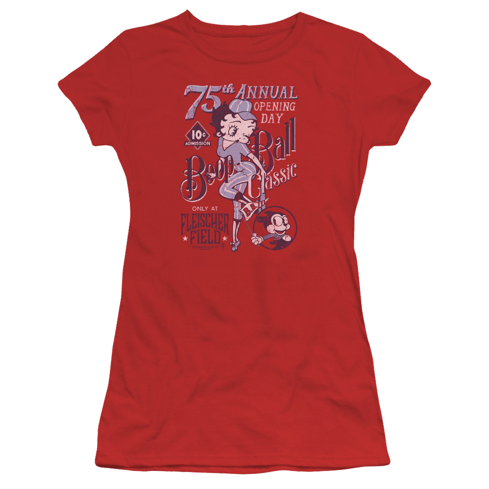 Betty Boop Boop Ball - Juniors T-Shirt Hoodie, Sweatshirt | ZylaModa.com