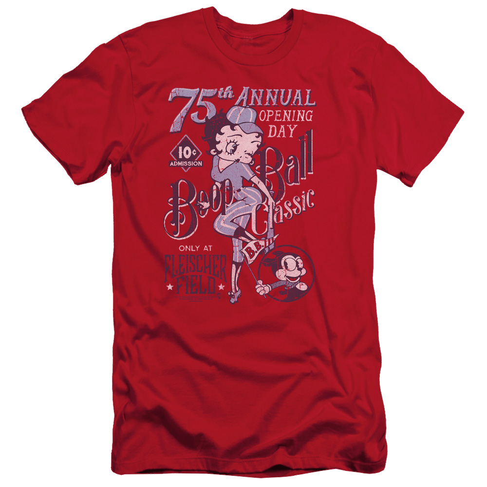 Betty Boop Boop Ball - Men's Slim Fit T-Shirt Hoodie, Sweatshirt | ZylaModa.com