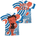 Betty Boop Mod Rings (Front/Back Print) - Men's All-Over Print T-Shirt Hoodie, Sweatshirt | ZylaModa.com